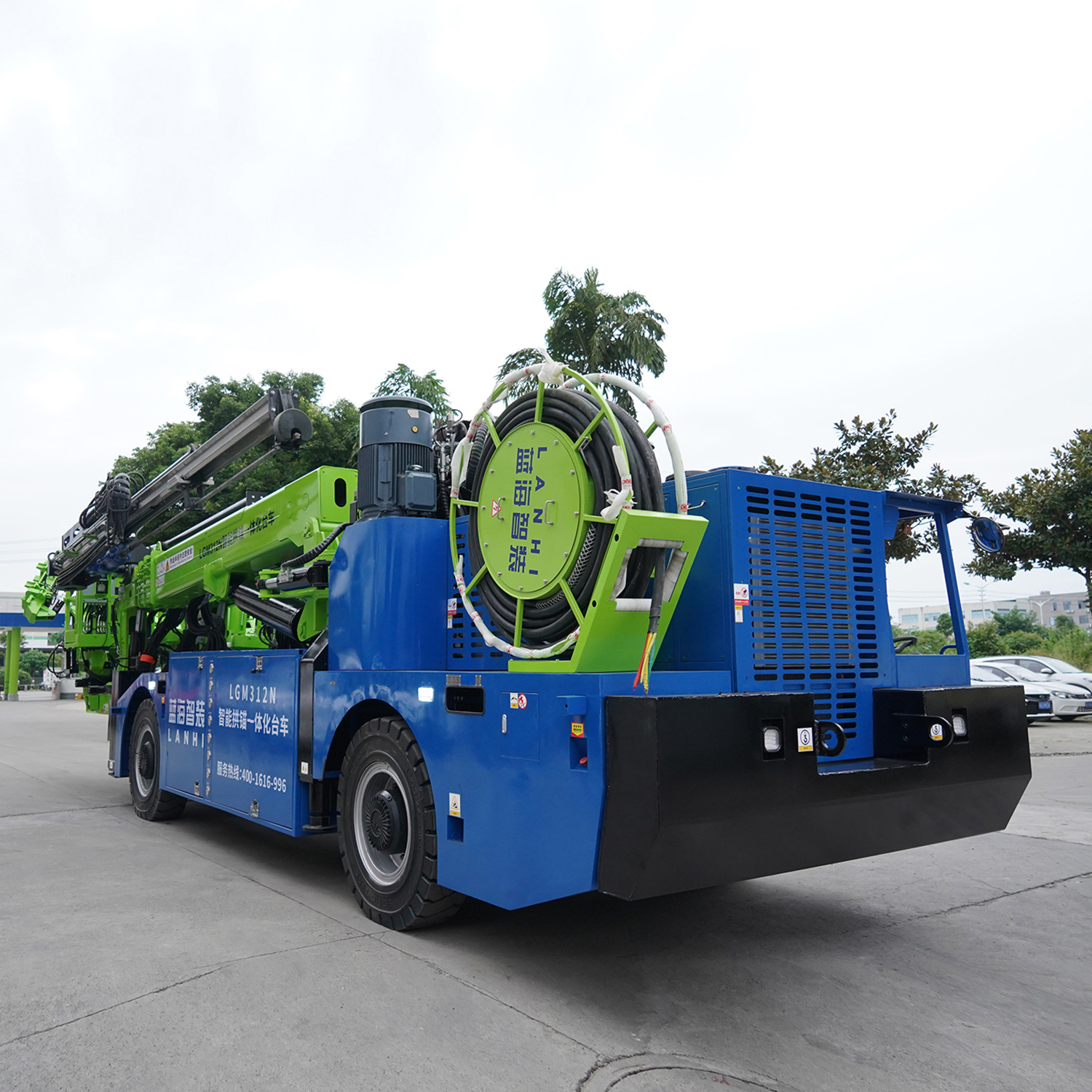 藍(lán)海智裝智能LGM312N智能拱錨一體化臺(tái)車(chē)在隧道施工中的優(yōu)勢(shì)